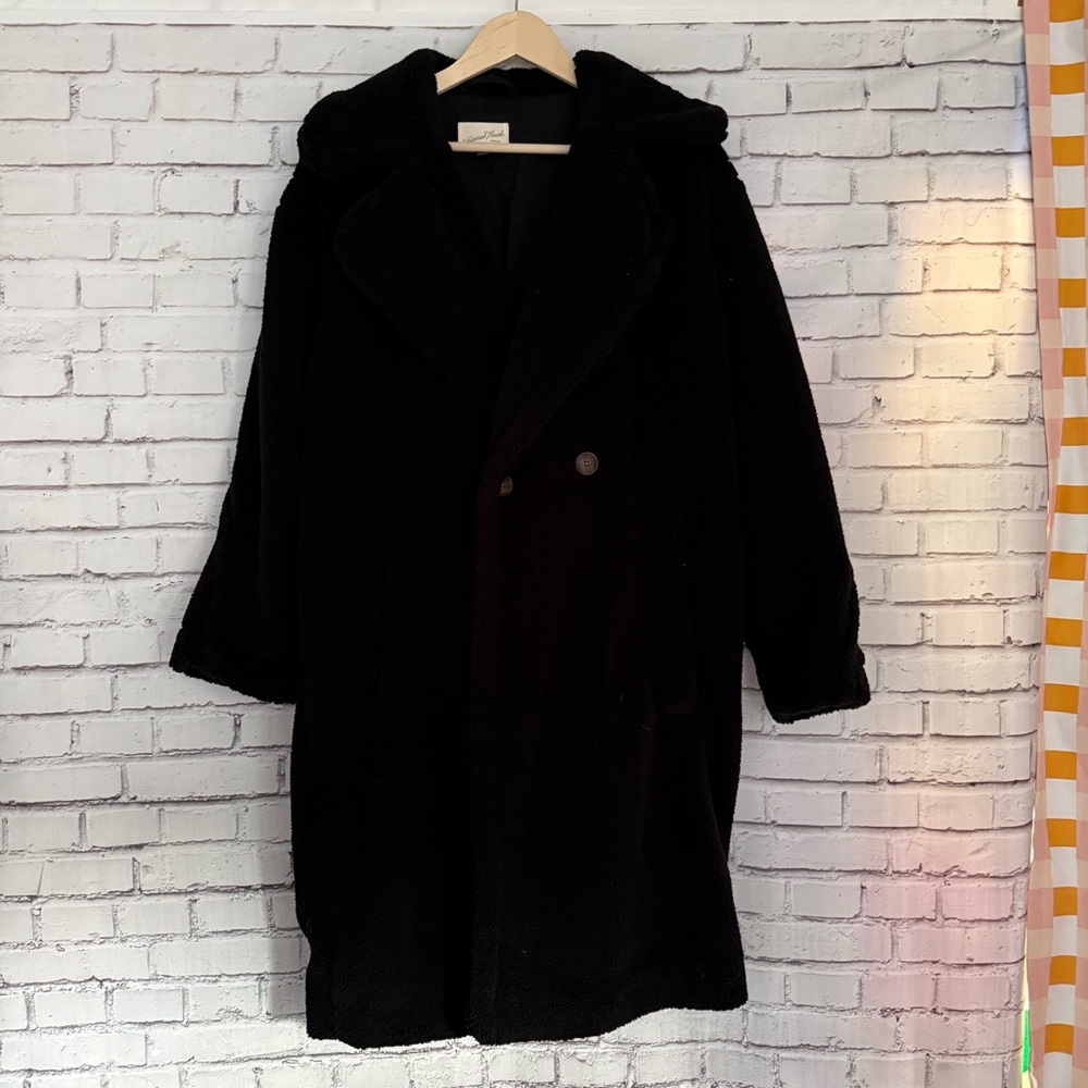 Universal Thread Double-Breasted Teddy Coat - image 1